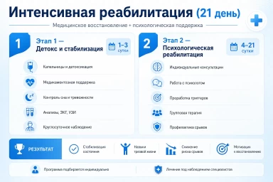 Реабилитация за 21 день в Раменском